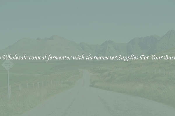 Buy Wholesale conical fermenter with thermometer Supplies For Your Business