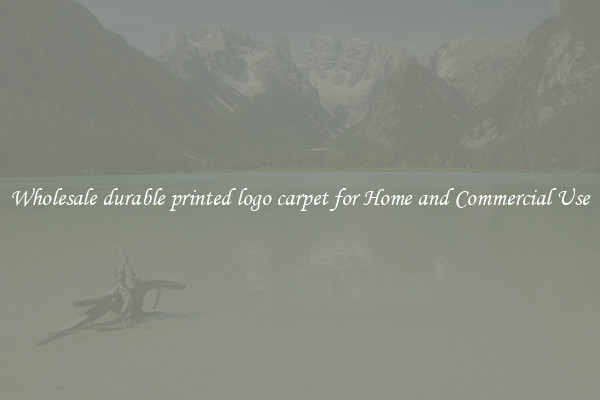 Wholesale durable printed logo carpet for Home and Commercial Use