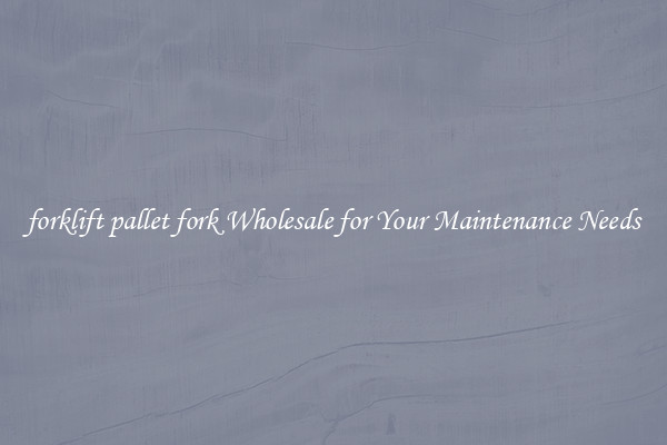 forklift pallet fork Wholesale for Your Maintenance Needs