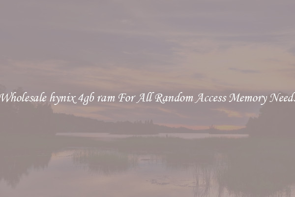 Wholesale hynix 4gb ram For All Random Access Memory Needs