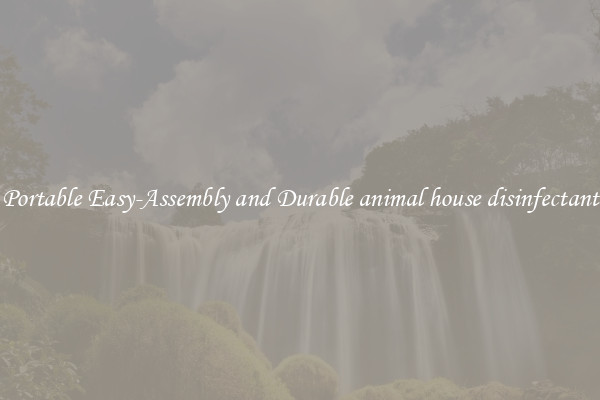 Portable Easy-Assembly and Durable animal house disinfectant