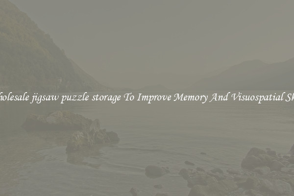 Wholesale jigsaw puzzle storage To Improve Memory And Visuospatial Skills